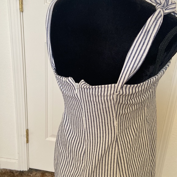 EN CREME stripe dress size large - Picture 4 of 8